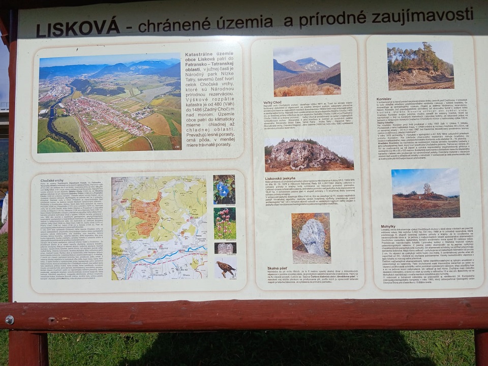 Lisková - informačná tabuľa