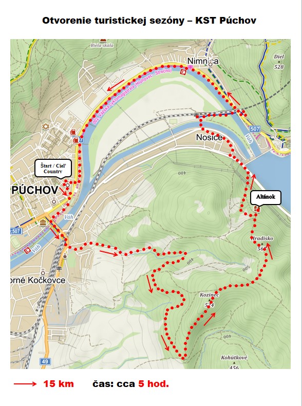 Otvorenie sezóny 2026 - mapa