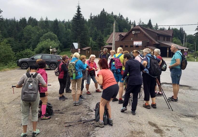 Hanka nás oboznámenuje s trasou